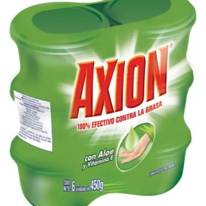 Crema Lavaplatos Axion Con Aloe Packx6